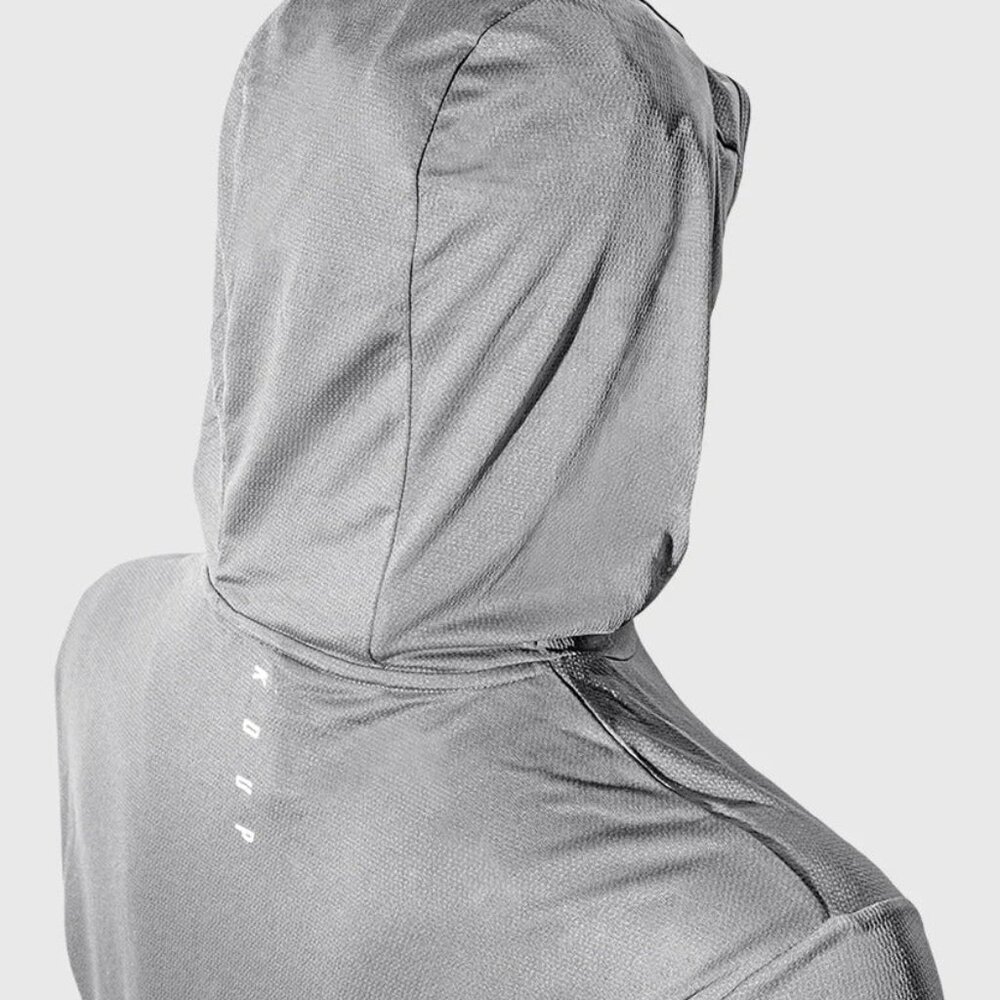 Koup Grey Performance Base Layer Long Sleeve Hood… - image 2